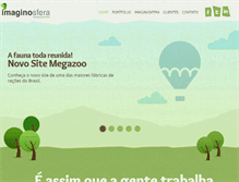 Tablet Screenshot of imaginosfera.com.br